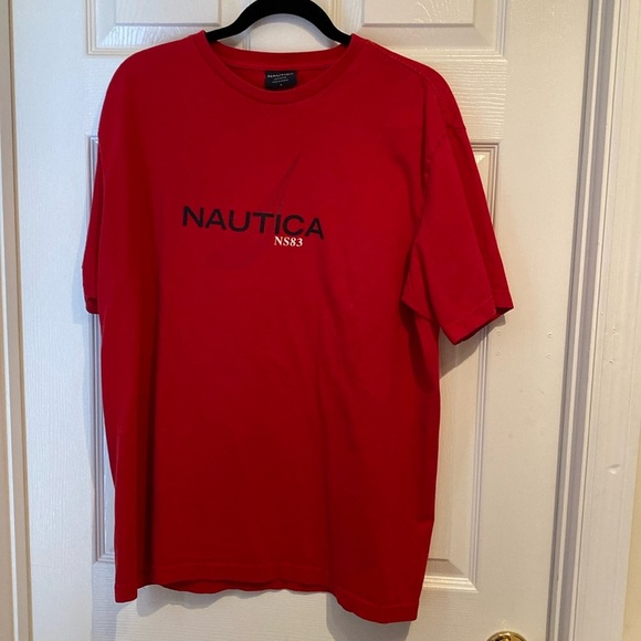 Nautica Other - Nautica Mens red t shirt size Large EUC